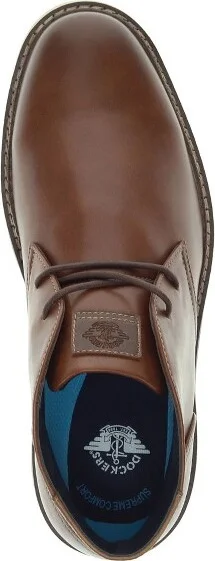 Dockers Mens Esmond Dress Casual Lace Up Ankle Boot, Cognac, Size - Image 2
