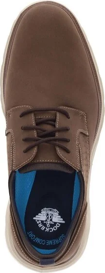 Dockers Mens Finley Casual Lace Up Oxford Shoes, Black/Grey, Size - Image 3