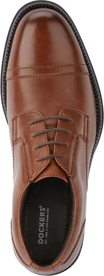 Dockers Mens Garfield Dress Cap Toe Oxford Shoe - Wide Widths Available, Tan, Size - Image 2