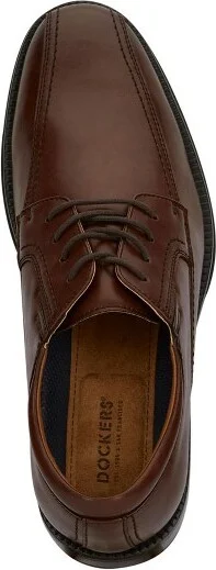 Dockers Mens Geyer Dress Run Off Oxford Shoe, Brown, Size - Image 2