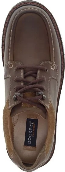 Dockers Mens Glacier Synthetic Leather Rugged Casual Oxford Shoe, Dark Tan, Size - Image 3