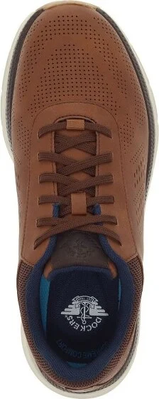 Dockers Mens GO-2 Dress Casual Lace Up Sneaker Shoe, Dark Tan, Size - Image 2