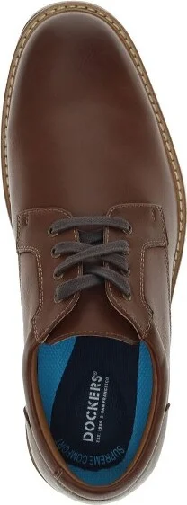 Dockers Mens Handel Dress Casual Lace Up Oxford Shoe, Dark Tan, Size - Image 2