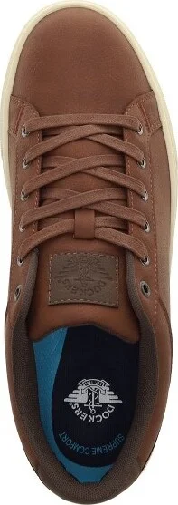 Dockers Mens Jensen Synthetic Leather Casual Lace Up Sneaker Shoe, Black, Size - Image 3
