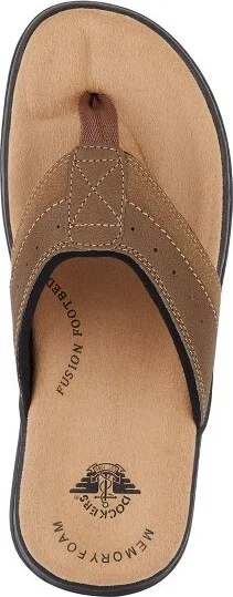 Dockers Mens Laguna Casual Flip-Flop Sandal Shoe, Briar, Size - Image 3