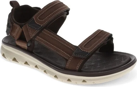 Dockers Mens Leandro Outdoor Sport Sandal Shoe, Dark Tan, Size