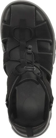 Dockers Mens Lionel Synthetic Leather Casual Slip On Sandal Shoe, Black, Size - Image 2