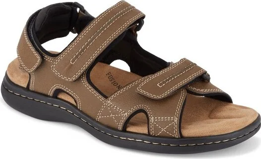 Dockers Mens Newpage Outdoor Sport Sandal Shoe, Dark Tan, Size 11 W