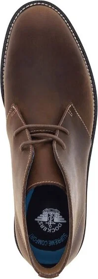 Dockers Mens Nigel Genuine Leather Dress Casual Lace Up Ankle Boot, Brown, Size - Image 3