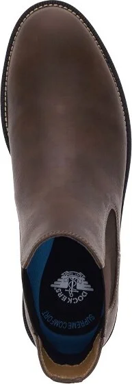 Dockers Mens Novato Dress Casual Slip On Chelsea Boots, Dark Brown, Size - Image 2