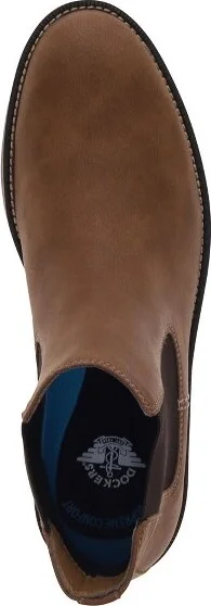 Dockers Mens Novi Dress Casual Slip-on Chelsea Boots, Dark Tan, Size - Image 2