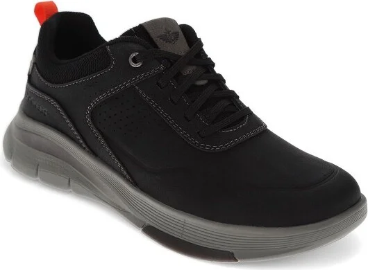 Dockers Mens Pivot Active Rebound Casual Sneaker, Black, Size