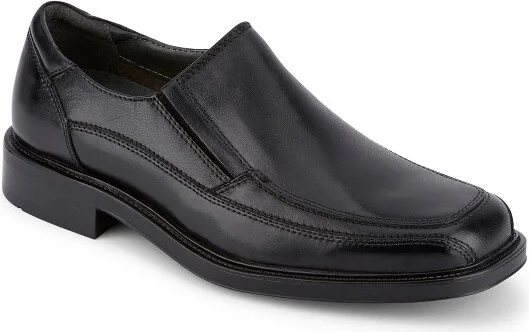 Dockers Mens Proposal Leather Dress Loafer Shoe, Black, Size 14 W