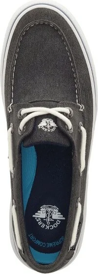 Dockers Mens Rowe Canvas Casual Lace Up Boat Shoe, Navy, Size - Image 3