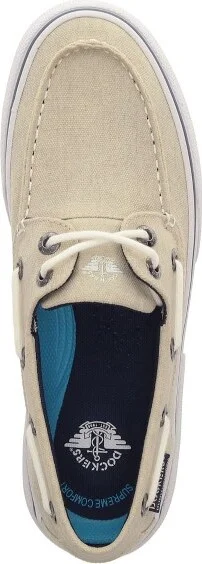 Dockers Mens Rowe Canvas Casual Lace Up Boat Shoe, Navy, Size - Image 4