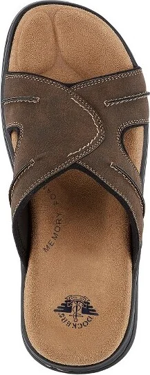 Dockers Mens Sunland Casual Slide Sandal Shoe, Dark Brown, Size - Image 10