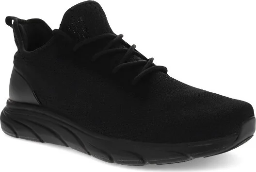 Dockers Mens Thompson Lightweight Slip Resistant Work Casual Lace Up Safety Sneaker Shoe, Black, Size