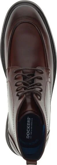 Dockers Mens Tollcross Rugged Dress Casual Lace Up Boot, Mahogany, Size - Image 2