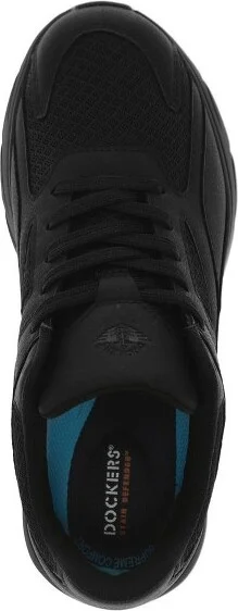 Dockers Mens Troy Slip Resistant Casual Sneaker, Black, Size - Image 2
