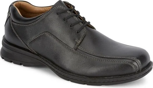 Dockers Mens Trustee Leather Dress Casual Oxford Shoe, Black, Size