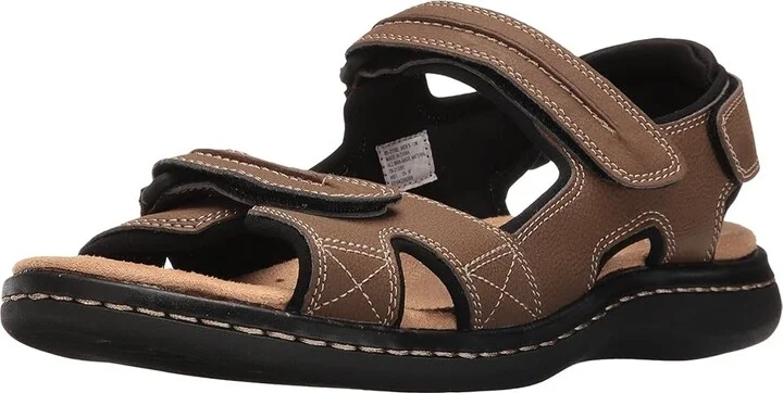 Dockers Newpage Quarter Strap Sandal Men's Shoes Dark Tan : 7 D - Medium, Synthetic - Image 2