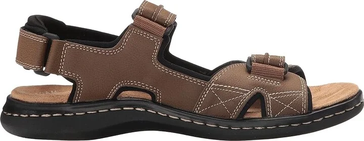 Dockers Newpage Quarter Strap Sandal Men's Shoes Dark Tan : 7 D - Medium, Synthetic - Image 8