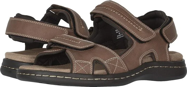 Dockers Newpage Quarter Strap Sandal Men's Shoes Rust : 8 D - Medium, Synthetic