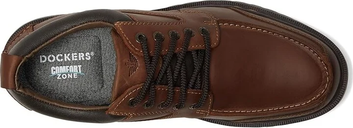 Dockers Overton Men's Shoes Red/Brown Soft Oiled Crazyhorse : 7 D - Medium, Leather - Image 3