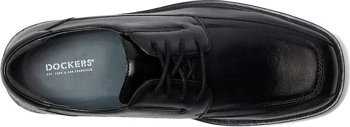 Dockers Perspective Men's Lace Up Moc Toe Shoes Black : 7 D - Medium, Leather - Image 3