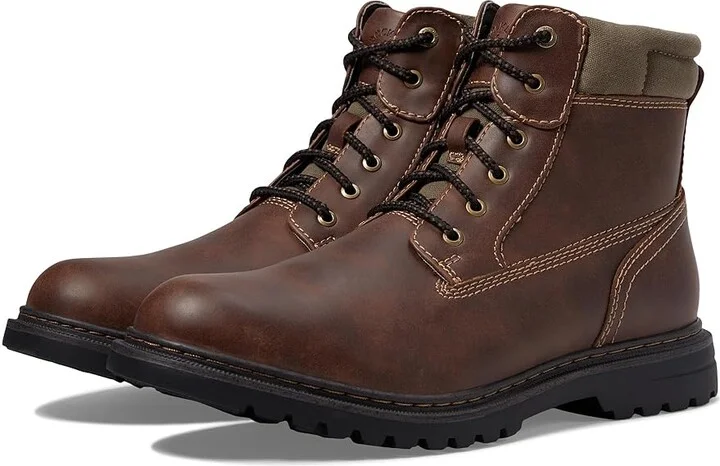 Dockers Richmond Men's Lace-up Boots Briar : 7 D - Medium, Synthetic