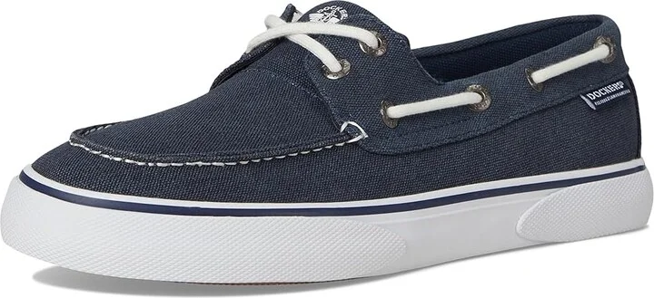 Dockers Rowe Men's Slip on Shoes Navy : 11 D - Medium, Canvas - Image 5