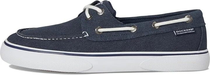 Dockers Rowe Men's Slip on Shoes Navy : 11 D - Medium, Canvas - Image 6