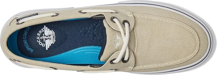 Dockers Rowe Men's Slip on Shoes Stone : 10.5 D - Medium, Canvas - Image 2