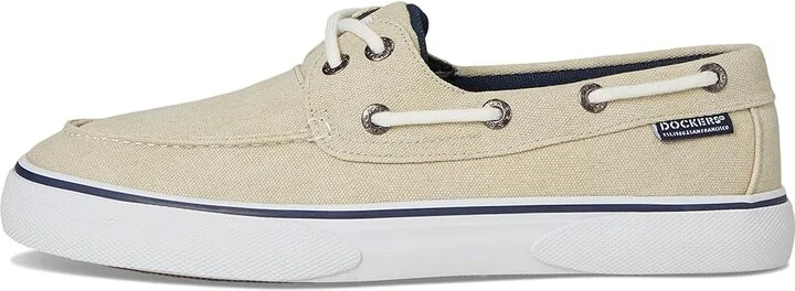Dockers Rowe Men's Slip on Shoes Stone : 10.5 D - Medium, Canvas - Image 6