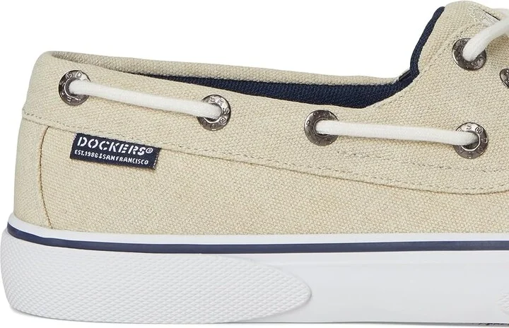 Dockers Rowe Men's Slip on Shoes Stone : 10.5 D - Medium, Canvas - Image 7