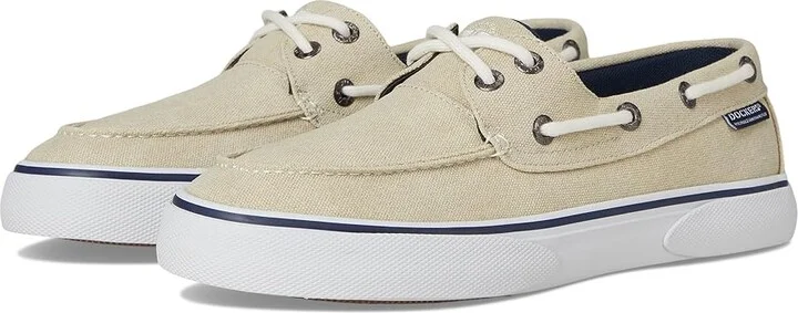 Dockers Rowe Men's Slip on Shoes Stone : 10.5 D - Medium, Canvas