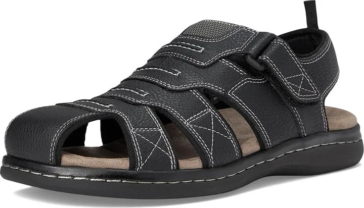 Dockers Searose Fisherman Sandal Men's Shoes Black : 7 D - Medium, Leather/Synthetic - Image 6