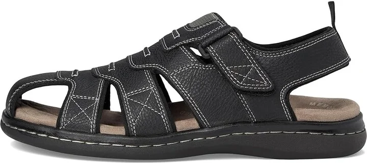 Dockers Searose Fisherman Sandal Men's Shoes Black : 7 D - Medium, Leather/Synthetic - Image 7
