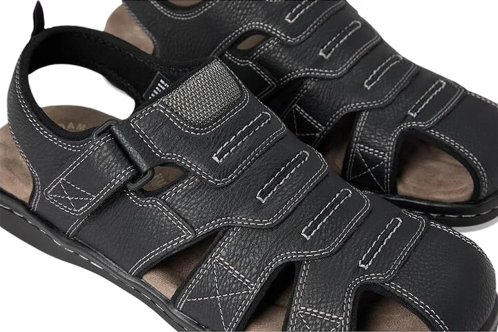 Dockers Searose Fisherman Sandal Men's Shoes Black : 7 D - Medium, Leather/Synthetic - Image 8