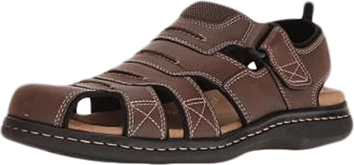 Dockers Searose Fisherman Sandal Men's Shoes Briar : 7 D - Medium, Leather/Synthetic - Image 2
