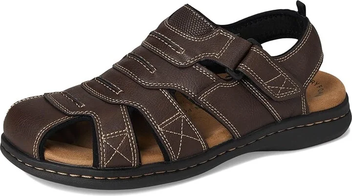 Dockers Searose Fisherman Sandal Men's Shoes Briar : 7 D - Medium, Leather/Synthetic - Image 6