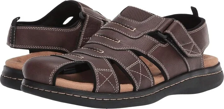 Dockers Searose Fisherman Sandal Men's Shoes Rust : 7 D - Medium, Leather