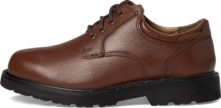 Dockers Shelter Plain Toe Men's Lace up casual Shoes Dark Tan Full Grain Leather : 7 D - Medium - Image 7