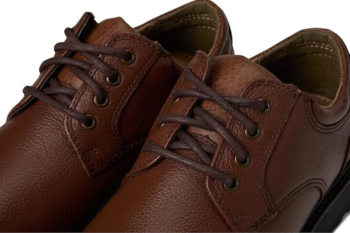 Dockers Shelter Plain Toe Men's Lace up casual Shoes Dark Tan Full Grain Leather : 7 D - Medium - Image 8
