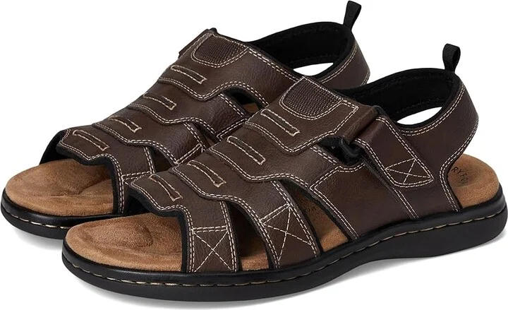 Dockers Shorewood Fisherman Sandal Men's Shoes Briar : 7 D - Medium, Synthetic