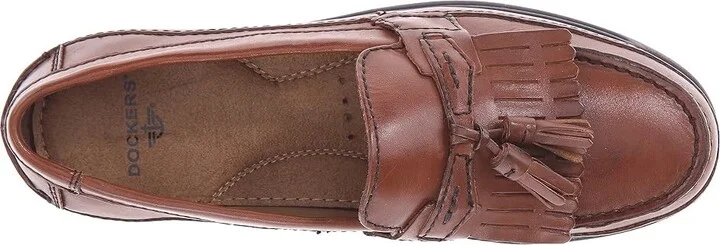 Dockers Sinclair Kiltey Tassel Loafer Men's Slip-on Dress Shoes Antique Brown : 7.5 D - Medium, Leather - Image 2