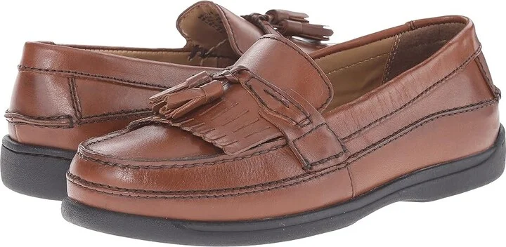 Dockers Sinclair Kiltey Tassel Loafer Men's Slip-on Dress Shoes Antique Brown : 7.5 D - Medium, Leather