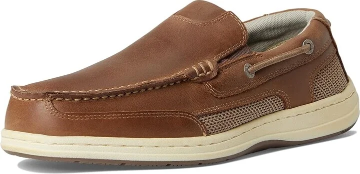 Dockers Tiller Men's Slip on Shoes Dark Tan Crazy Horse : 7 D - Medium, Leather - Image 6