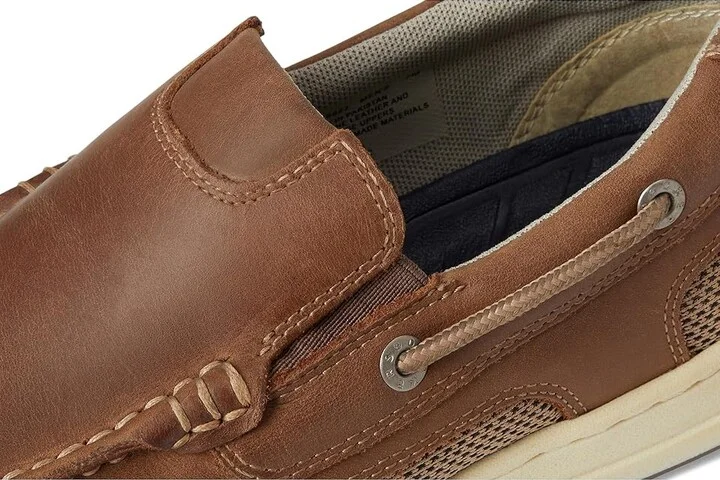 Dockers Tiller Men's Slip on Shoes Dark Tan Crazy Horse : 7 D - Medium, Leather - Image 8