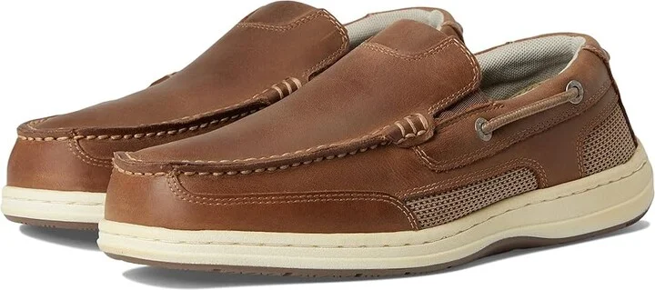 Dockers Tiller Men's Slip on Shoes Dark Tan Crazy Horse : 7 D - Medium, Leather
